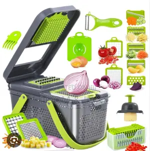 22-Piece Multi-Function Veggie Fruit Chopper.