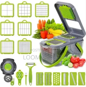 22-Piece Multi-Function Veggie Fruit Chopper.