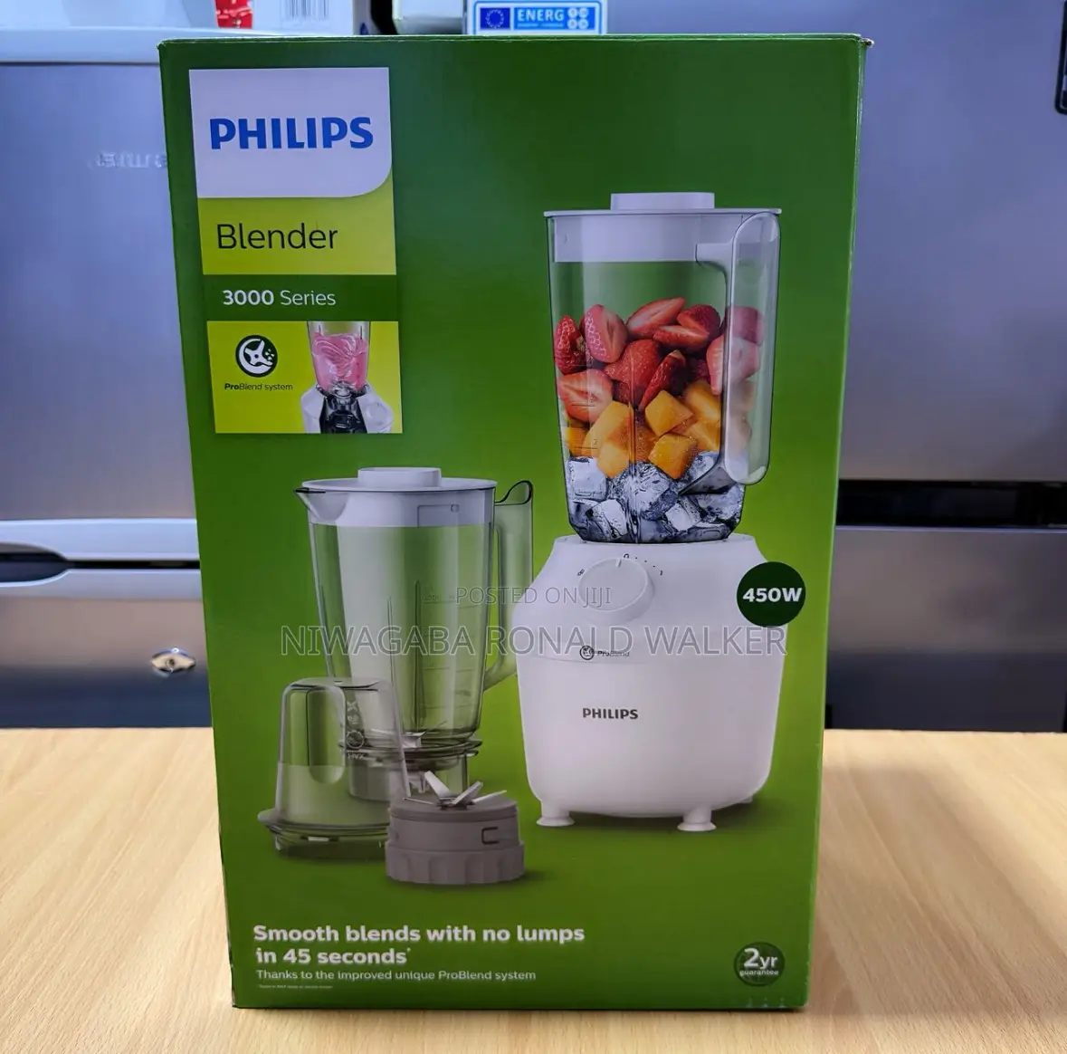 3 in 1 Original Phillips Blender - 2 Grinders 1 Jug