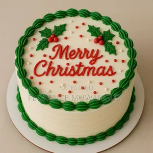 Merry Christmas And Happy New Years Cake
