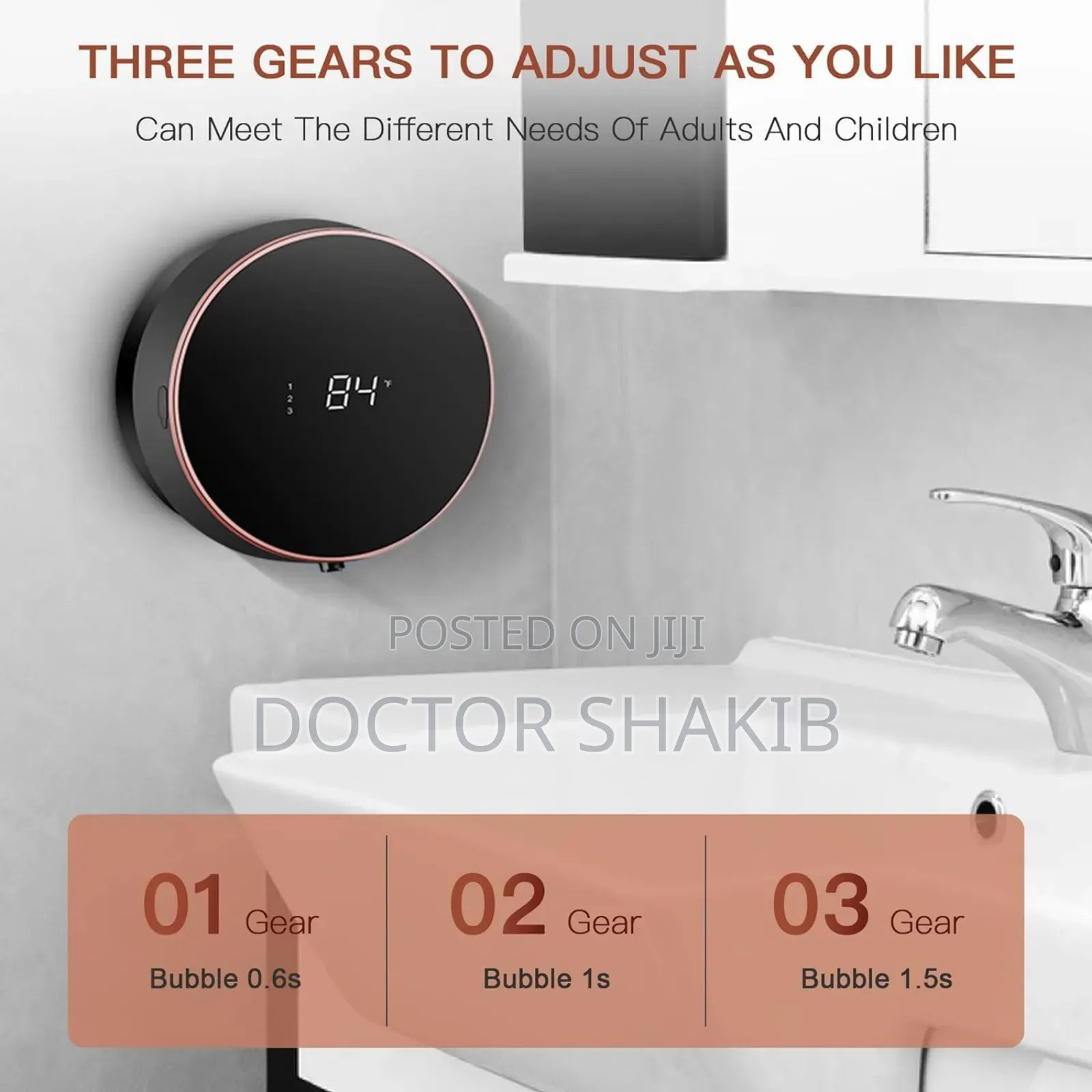 Wall Mounted Digital Soap Dispenser