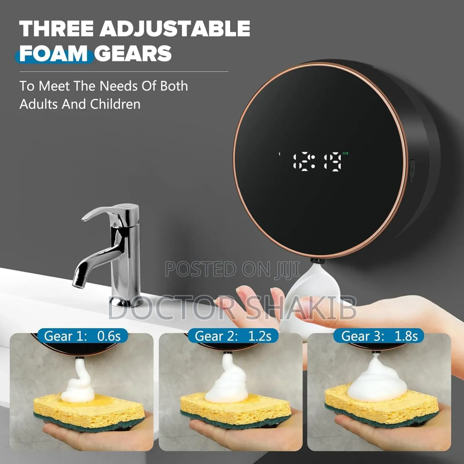 Wall Mounted Digital Soap Dispenser