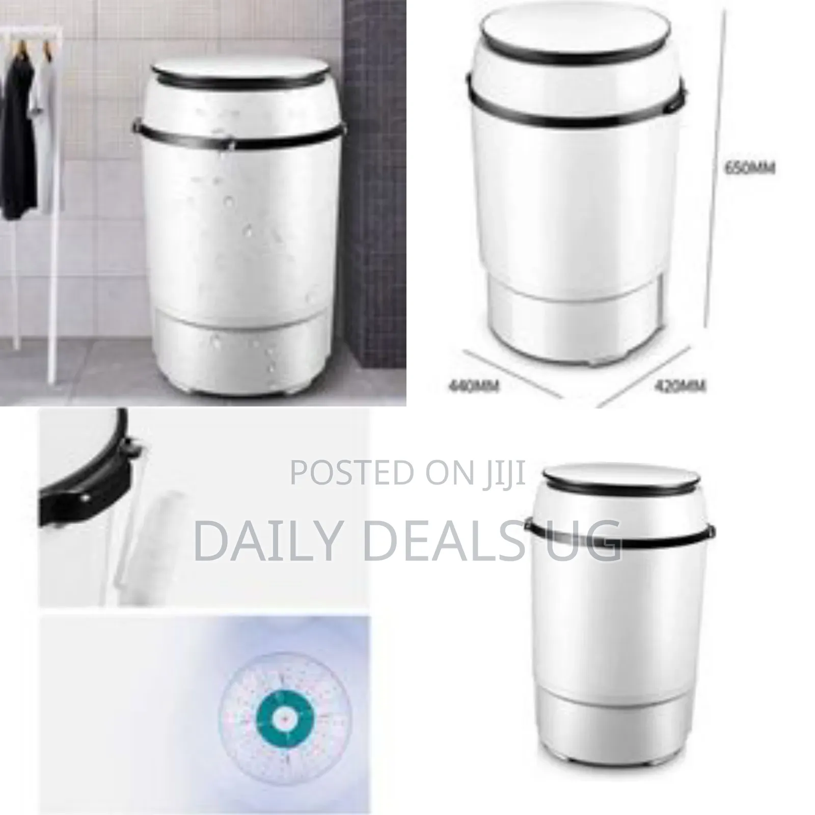 Boma Mini Portable Washing Machine With Spin-Dry Function (8kg)