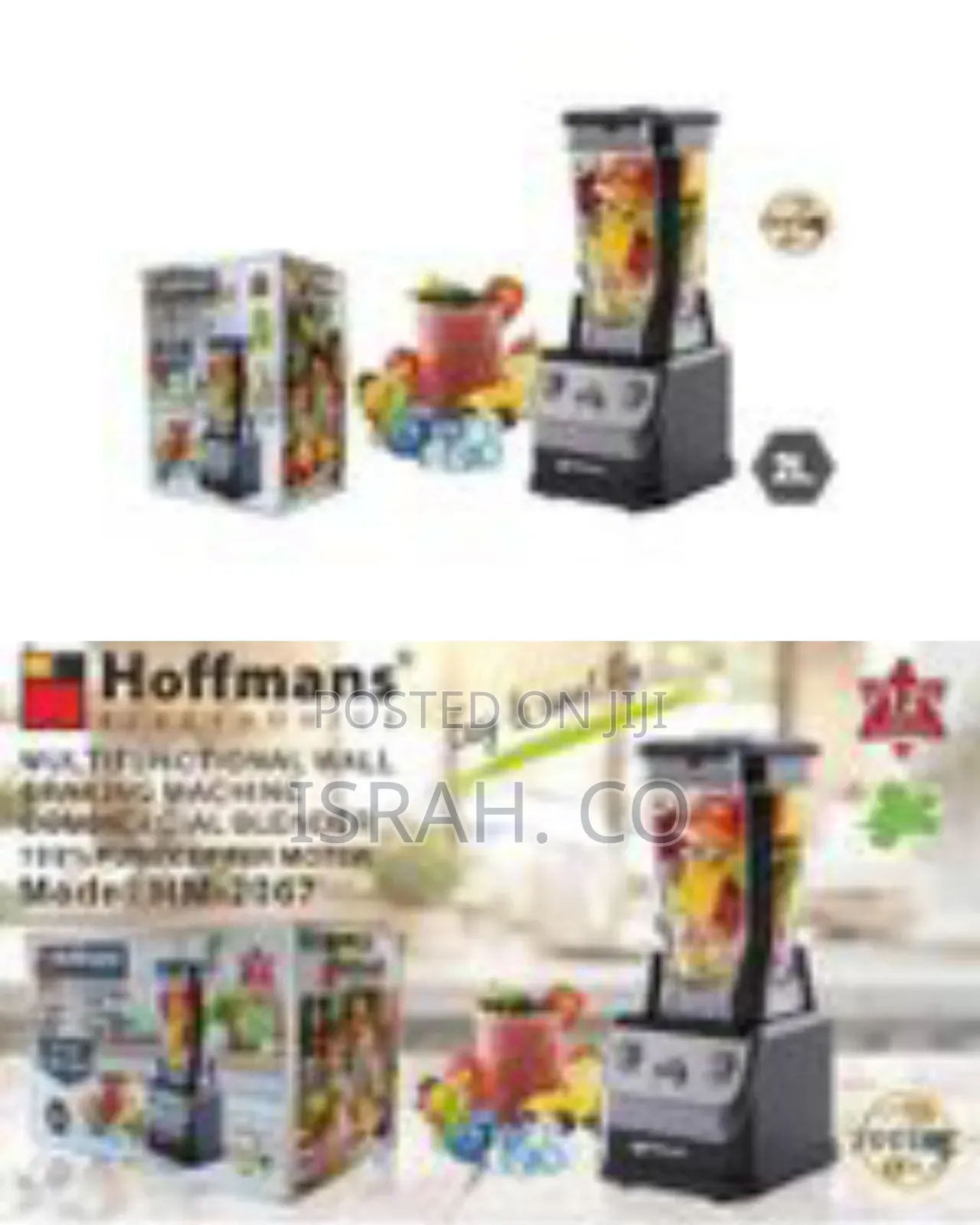 Hoffmans Hm-2067 Multifunctional Commercial Blender With 2000w Pure