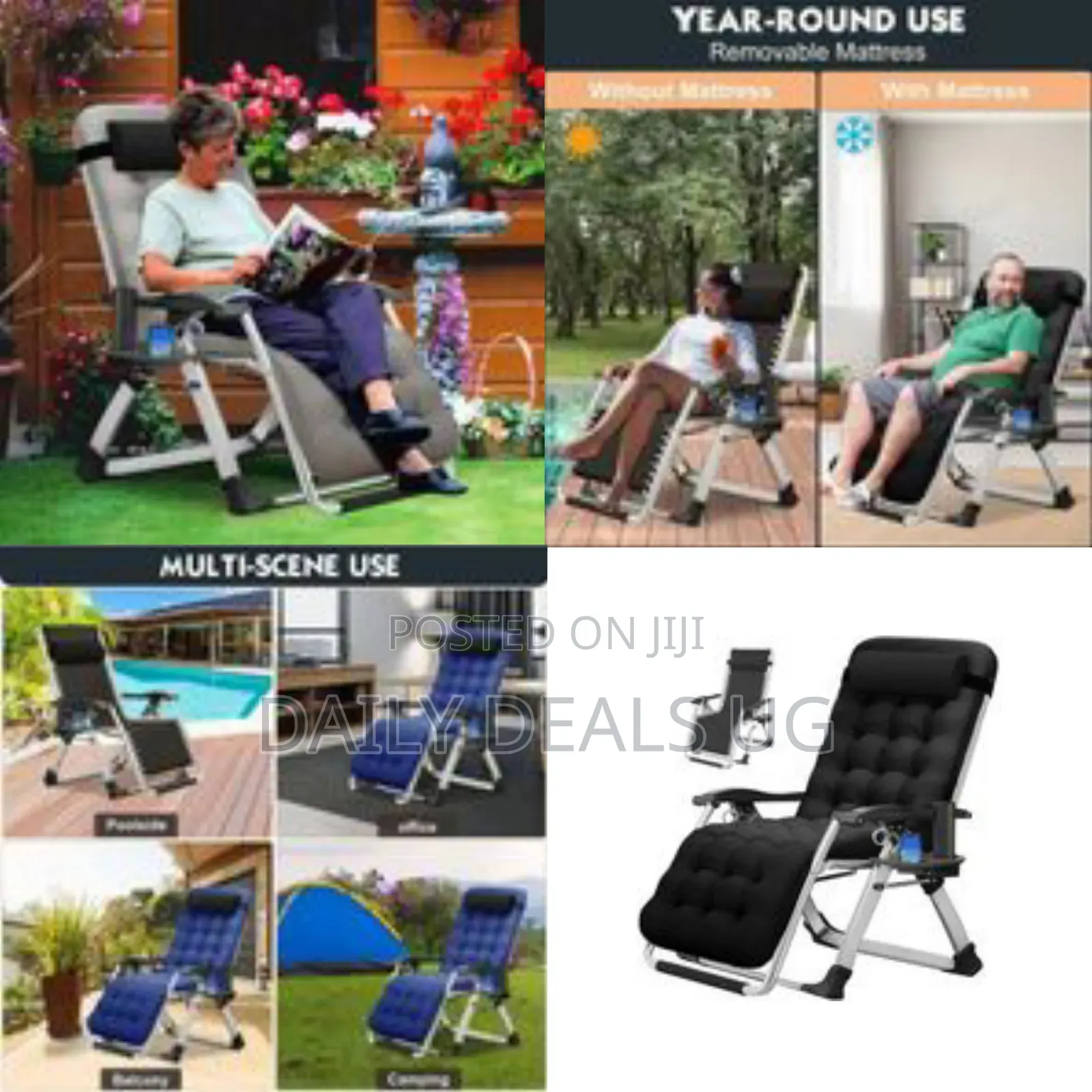 Folding Zero Gravity Recliner Chair