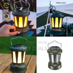 Portable Solar-Rechargeable Led Camping / Emergency Lantern