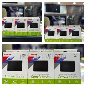 Toshiba Canvio Basics 2tb Portable External Hard Drive Usb 3.0, Black