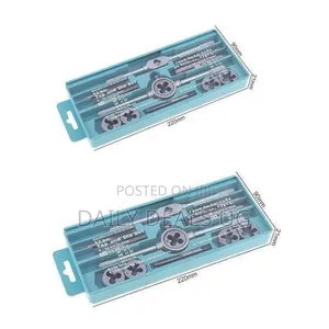 16-Piece Metric Tap and Die Set - Multicolor