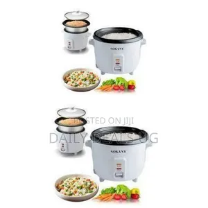 Sokany Reliable Electric Rice Cooker and Steamer - Multicolor