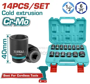14pcs 1/2" Dr Impact Socket Set.