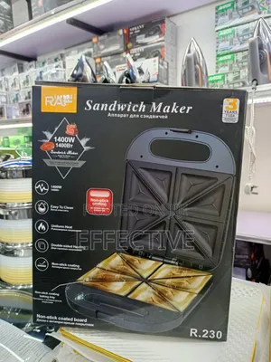 Raf R.230 Electric Sandwich Maker With a 1400w Rating.