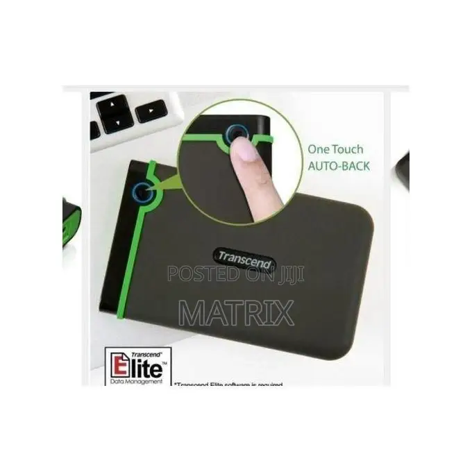 Transcend 2tb Portable Usb 3.0 External Hard Disk - Black.
