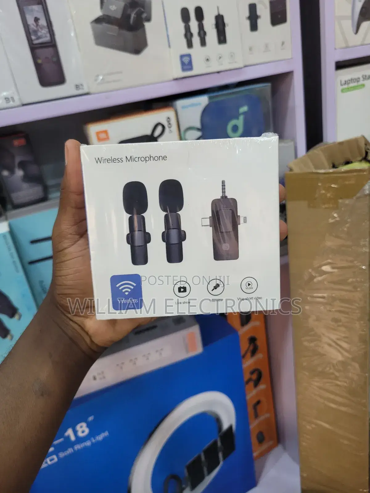 3in1 Lavalier Wireless Microphone