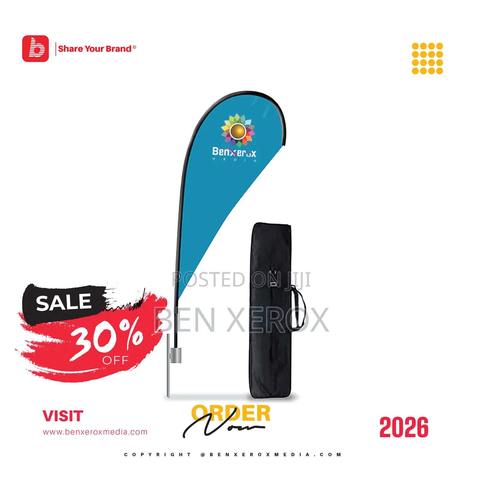Teardrop Banner(3metres)