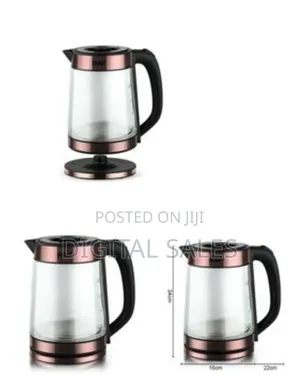 Raf Brosilicate Glass Kettle, 2.2l - Multicolor