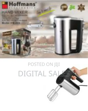 Hoffmans Hm-929 Electric 600w Hand Mixer With Double Rod Design
