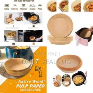 Disposable Air Fryer Parchment Paper Liners (Round) - Multicolor