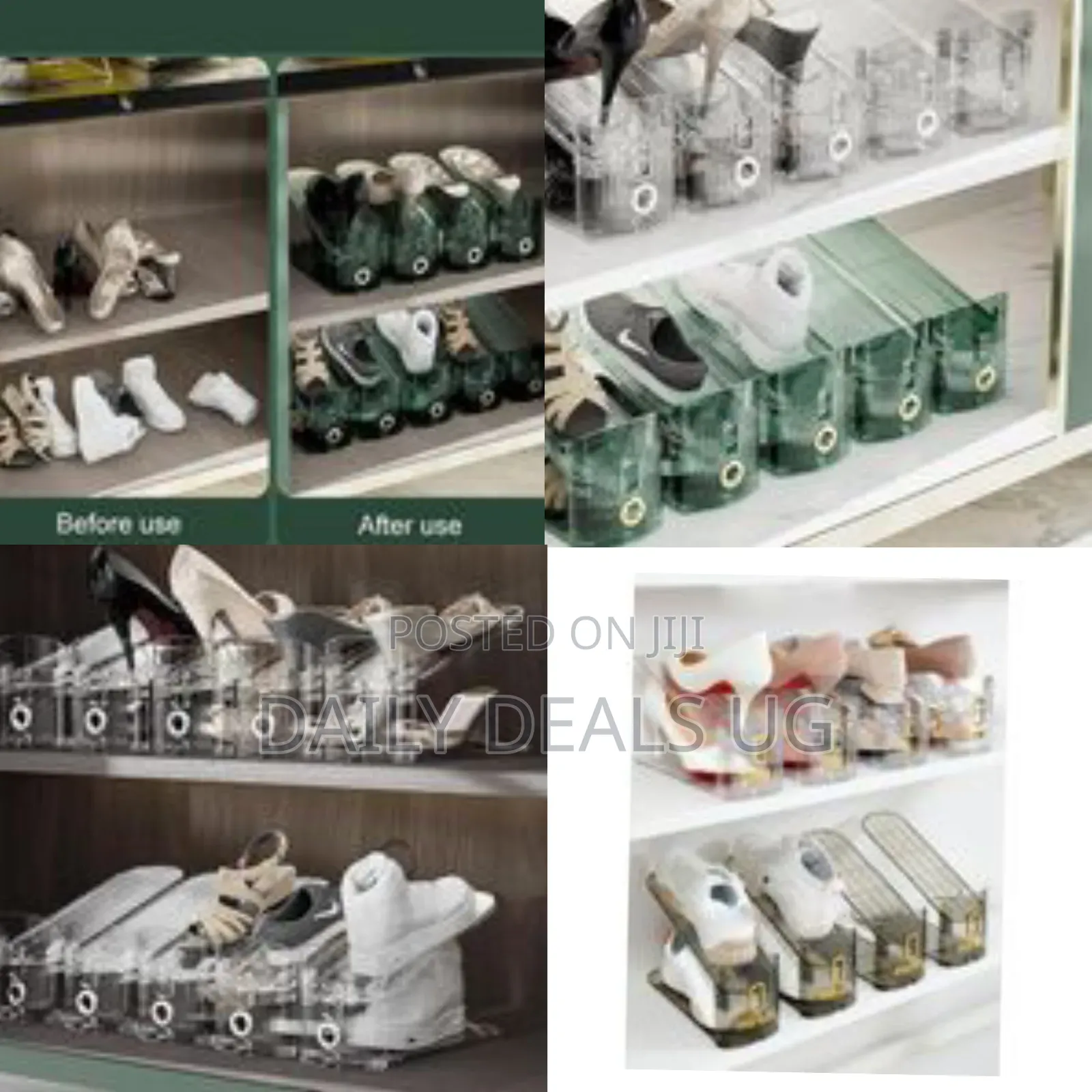 Adjustable Stackable Shoe Rack Organizer for Space-Saving Storage