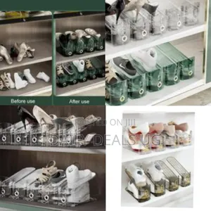 Adjustable Stackable Shoe Rack Organizer for Space-Saving Storage