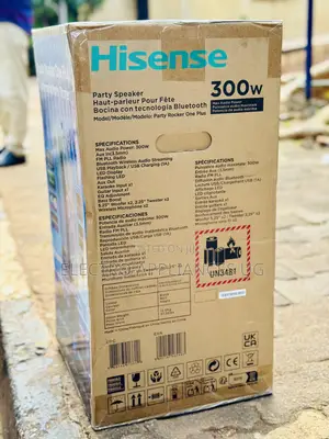 Hisense Party Rocker One Plus Bluetooth Party Speaker.