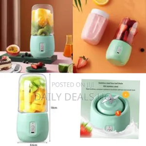 Portable Usb Rechargeable Personal Juicer / Blender - Multicolor