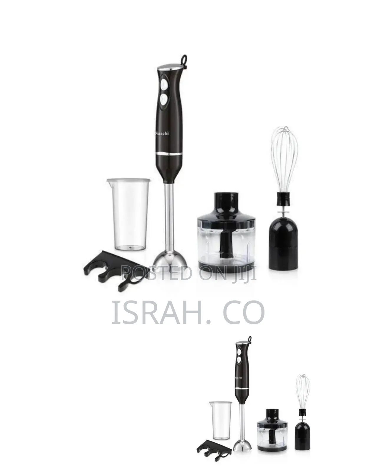 Saachi 4 in 1 Hand Blender With Dough Mixers and Vegetable