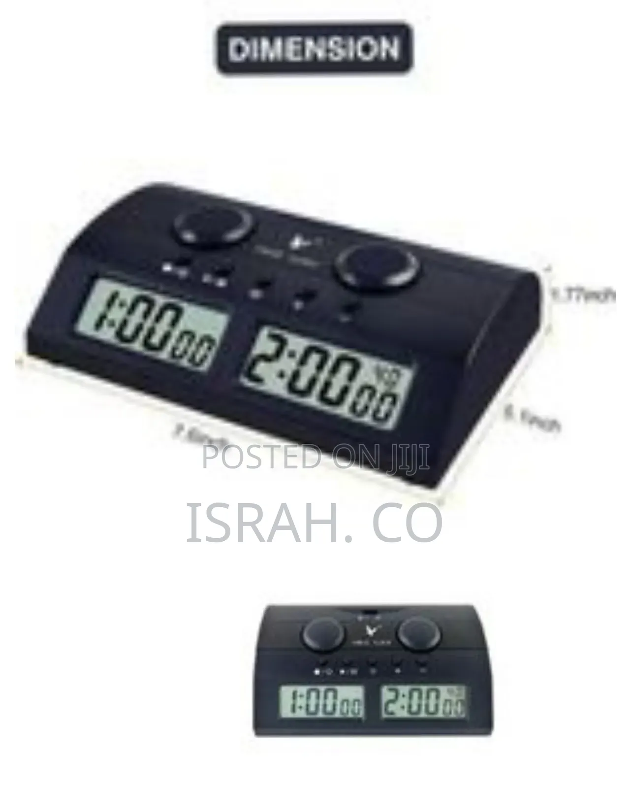 Professional Digital Chess and Game Clock - Multicolor