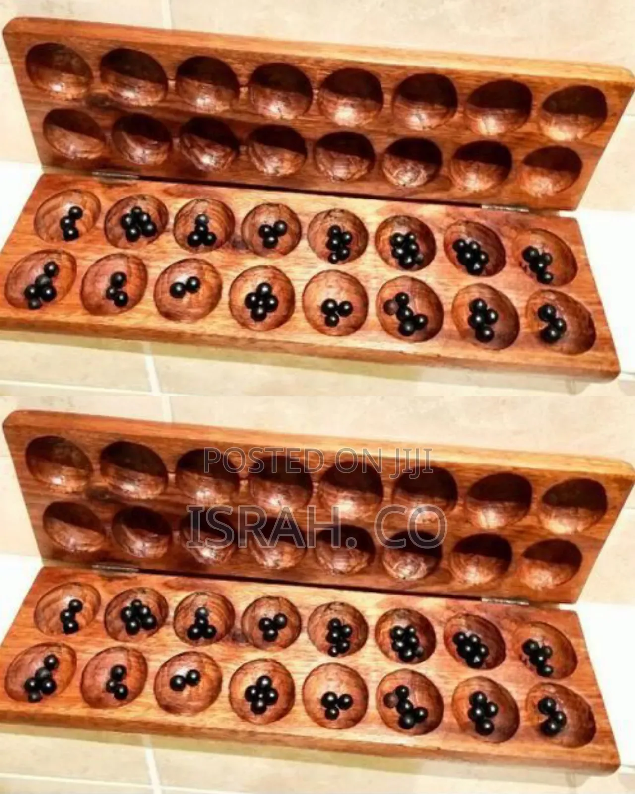 Omweso Board Game - Brown