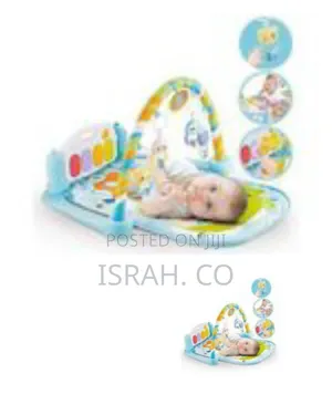 Musical Baby Play Mat With Kick Play Piano Gym and Activity Arch
