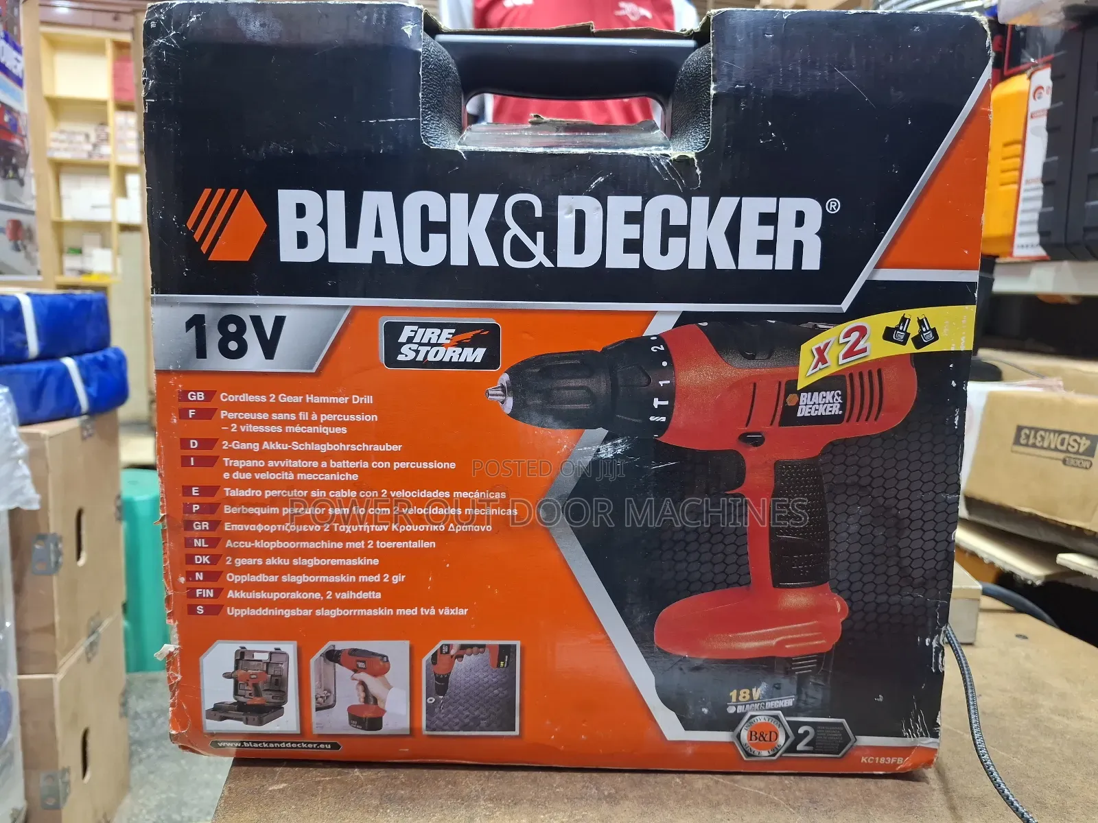 Black and Decker Cordless Harmer Drill