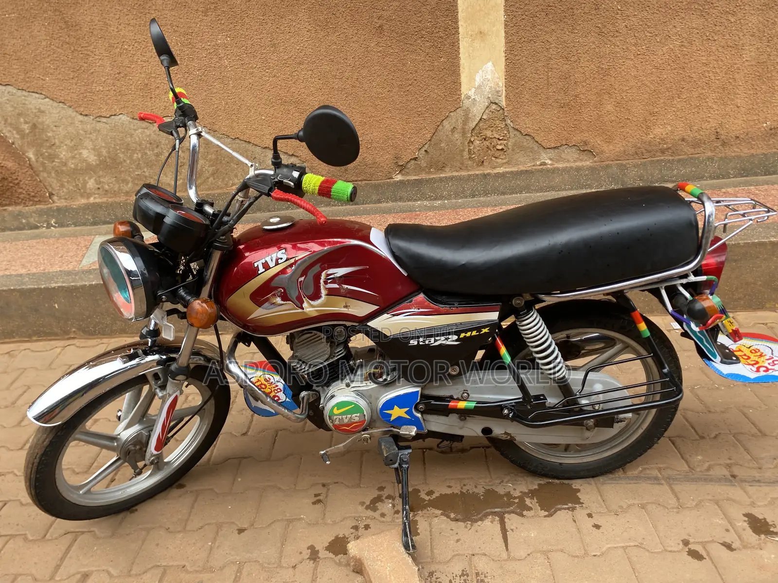 TVS XL 100 2020 Red