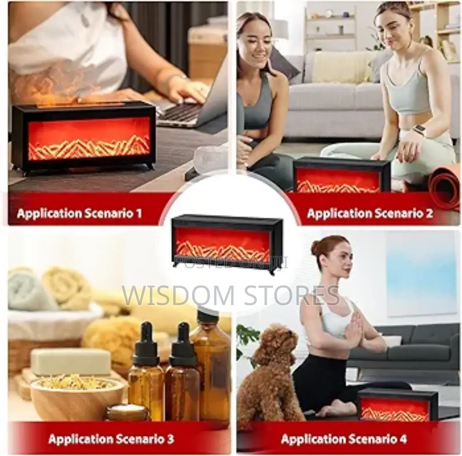3d Flame Essential Oil Diffuser