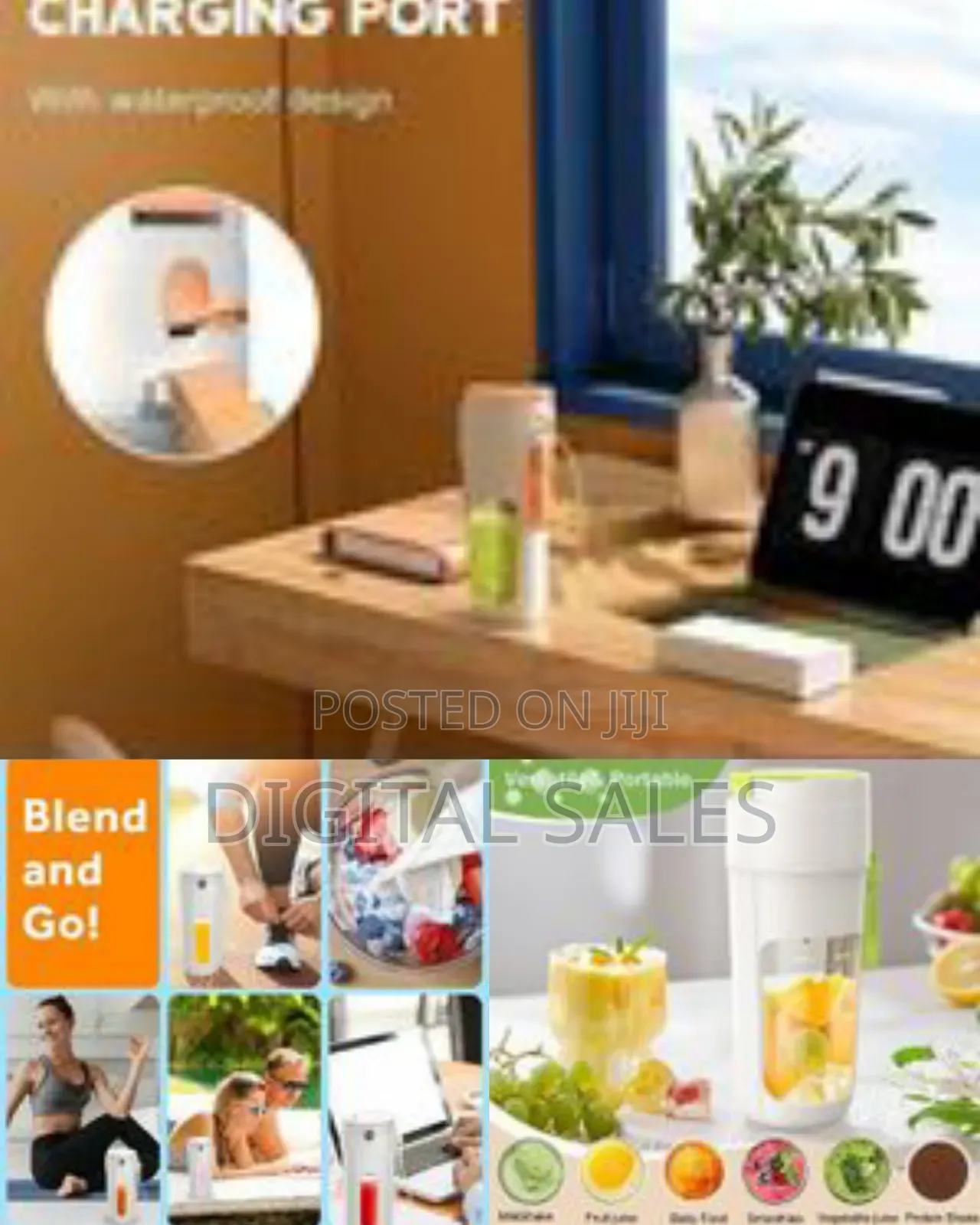 Versatile Portable Usb Rechargeable Blender Cup - Multicolor