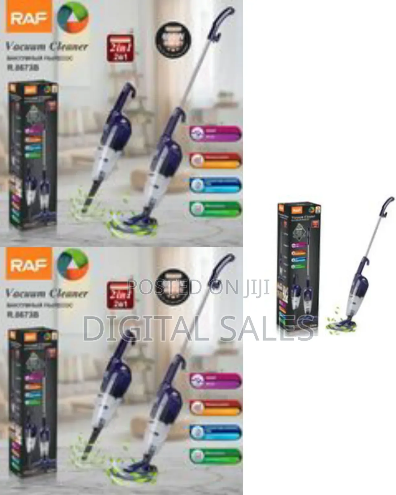 Raf Raf 2-in-1 Stick Handheld Vacuum Cleaner (600w, 0.5litres)