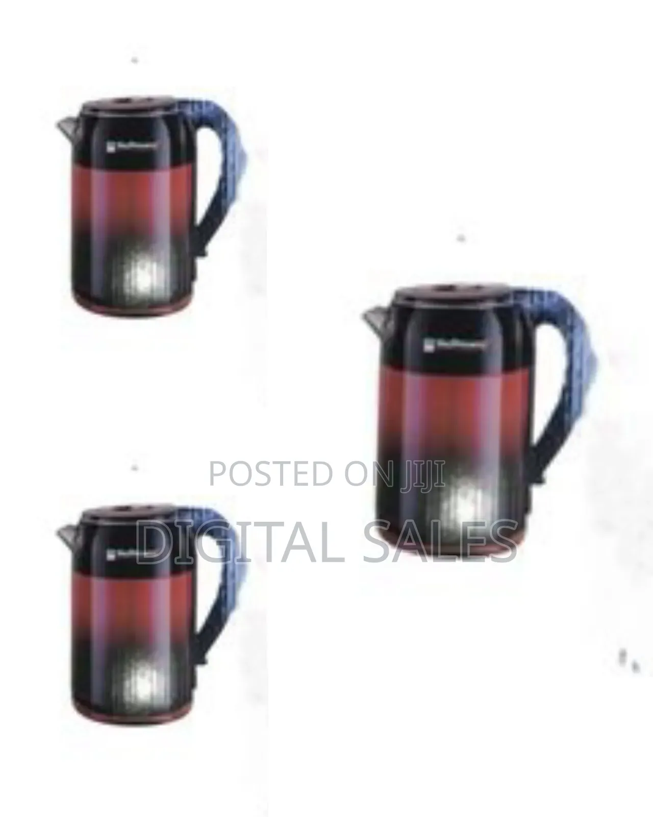 Hoffmans Illuminated Glass Electric Kettle - Multicolor
