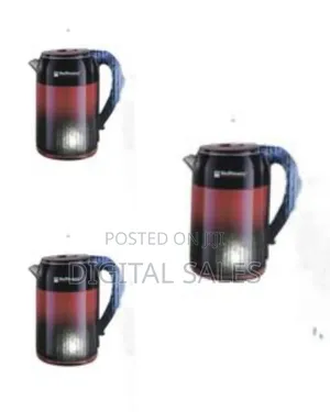Hoffmans Illuminated Glass Electric Kettle - Multicolor