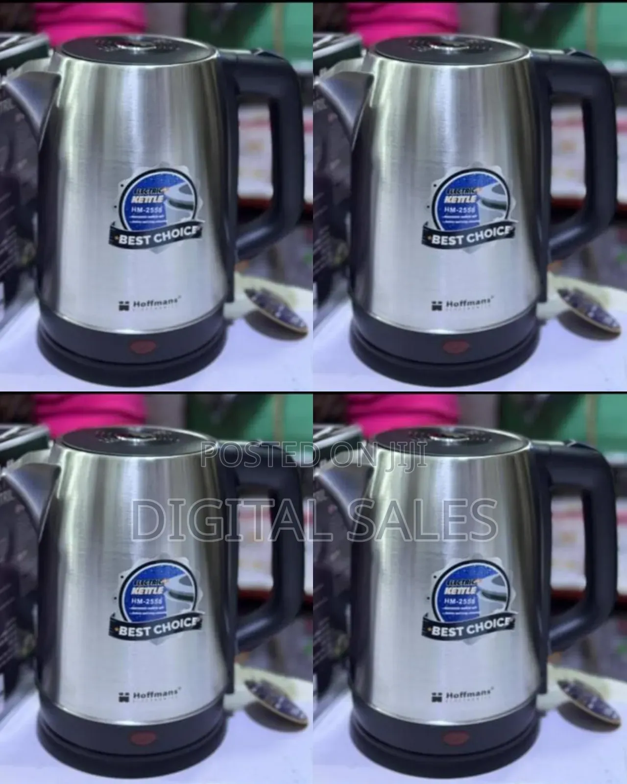 Hoffmans Hm-2558 Stainless Steel Electric Kettle