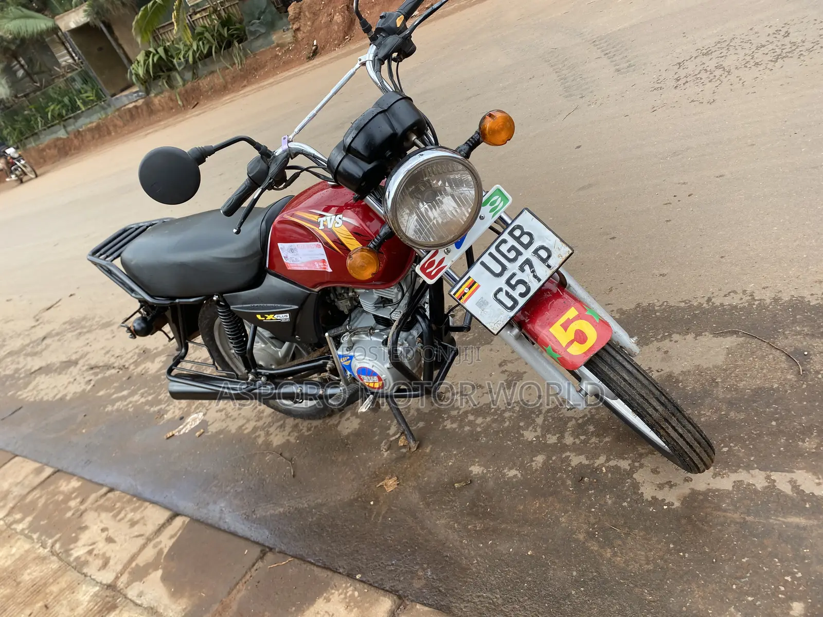 TVS XL 100 2024 Red