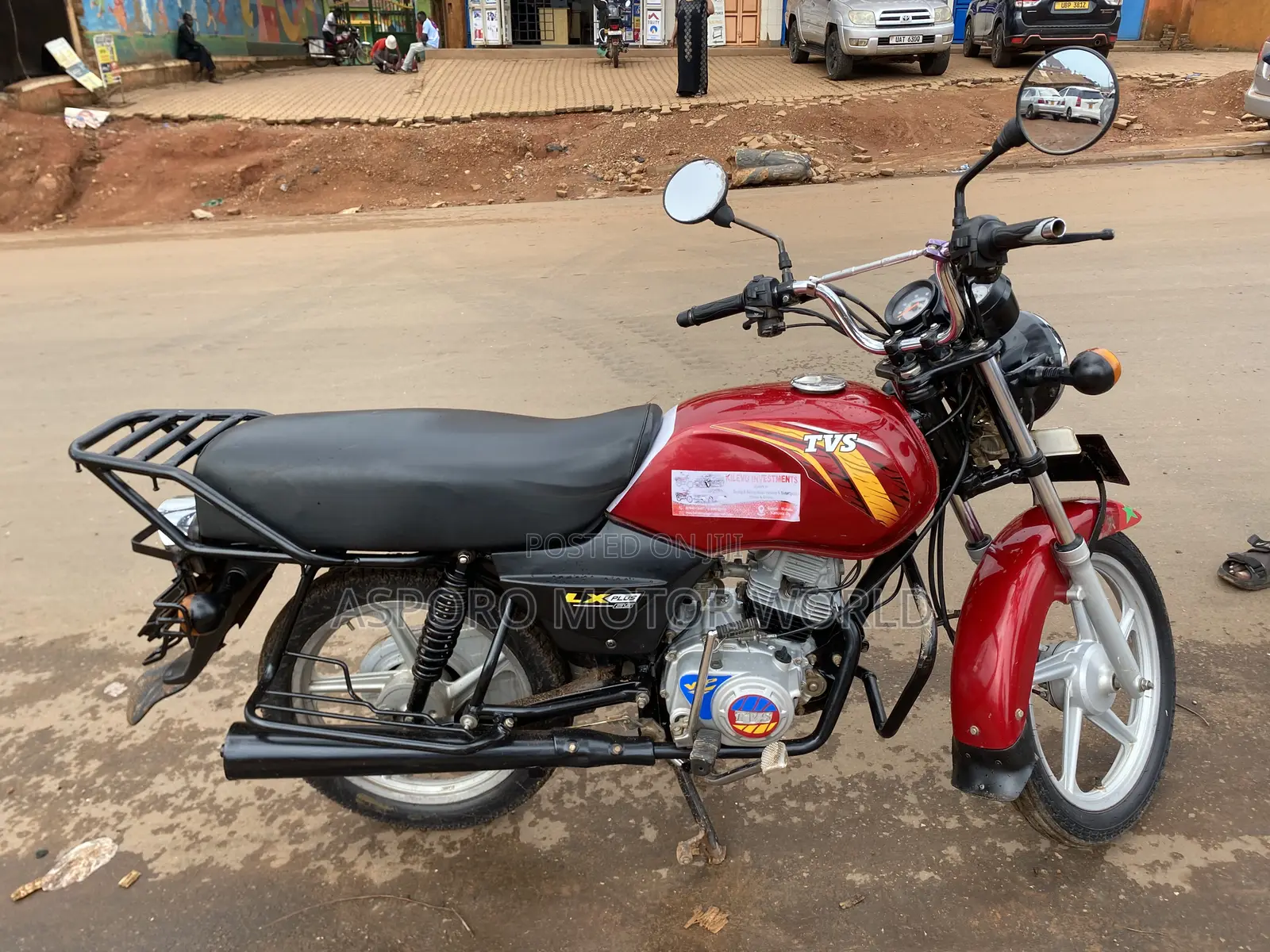 TVS XL 100 2024 Red