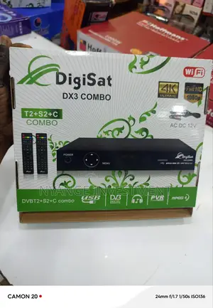 Digsat Dx3 Combo Decorder. Free to Air Decorder