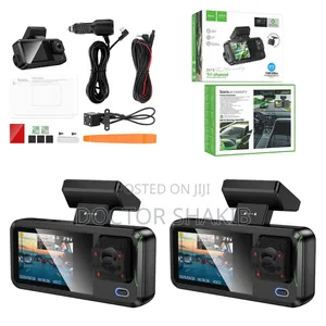 Hoco. Dv15 Tri-Channel Driving Recorder (Dash Cam).