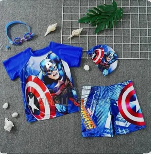 Summer Children Boys Cartoon Swimsuit