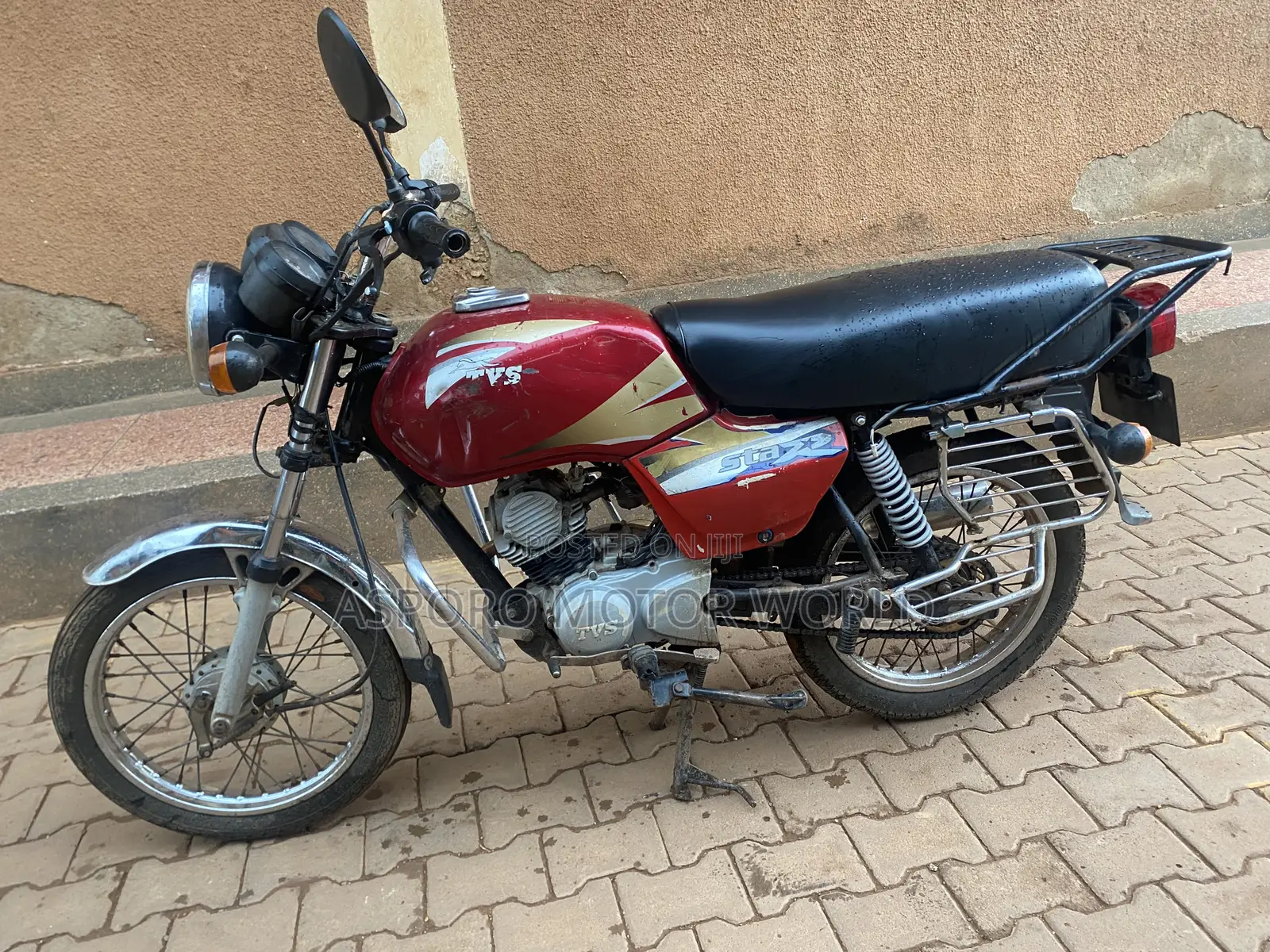 TVS XL 100 2018 Red