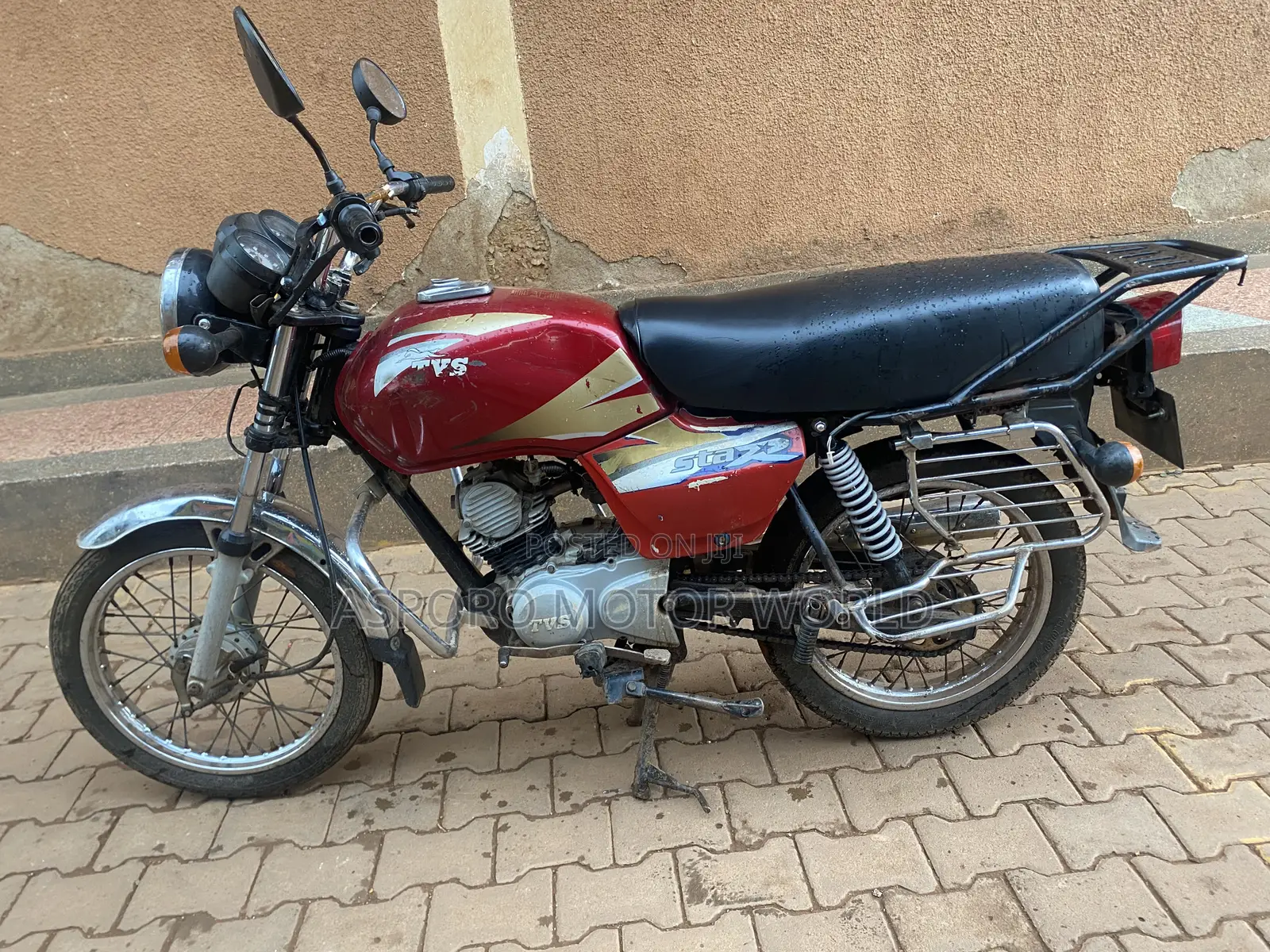 TVS XL 100 2018 Red