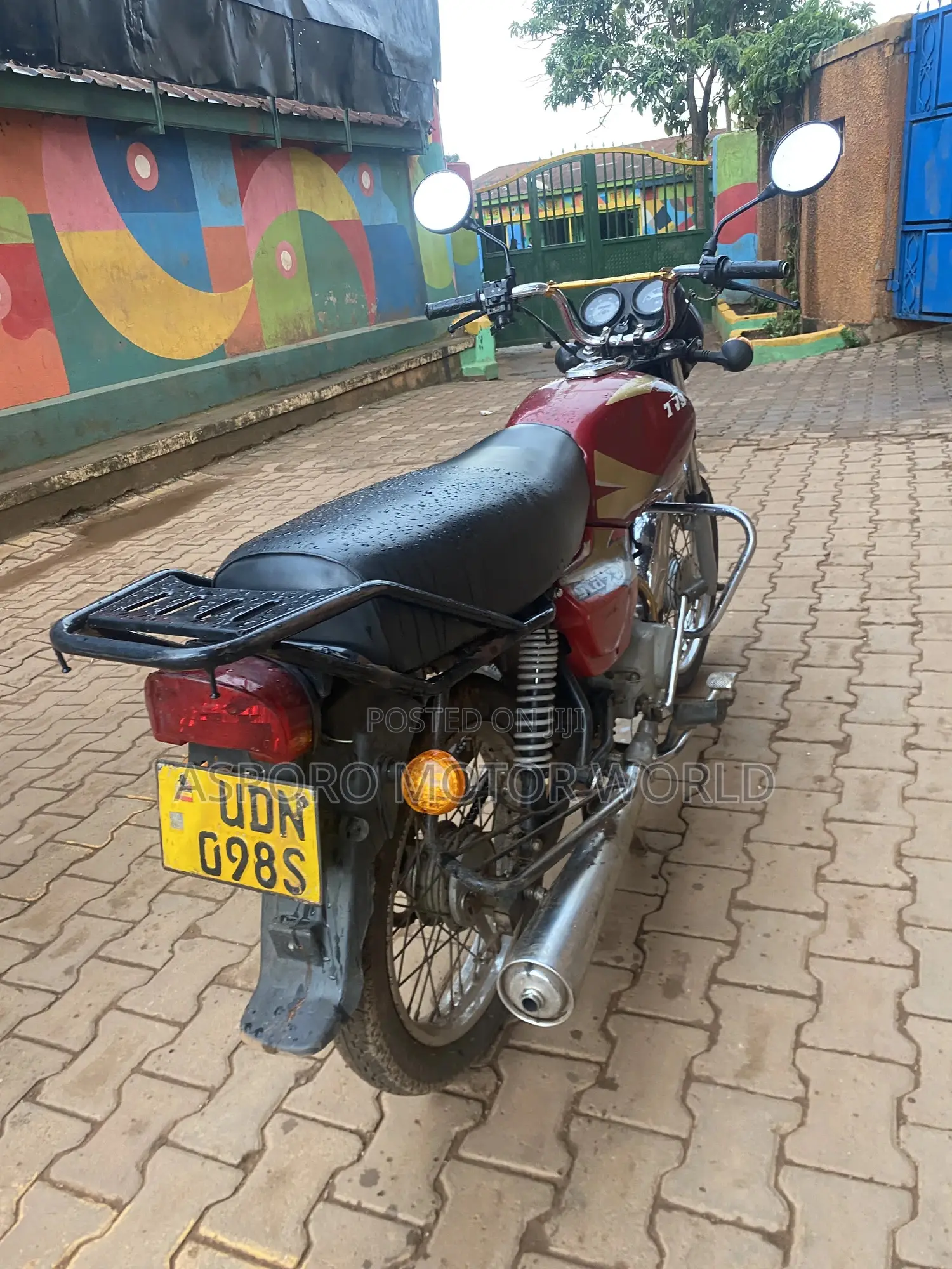 TVS XL 100 2018 Red