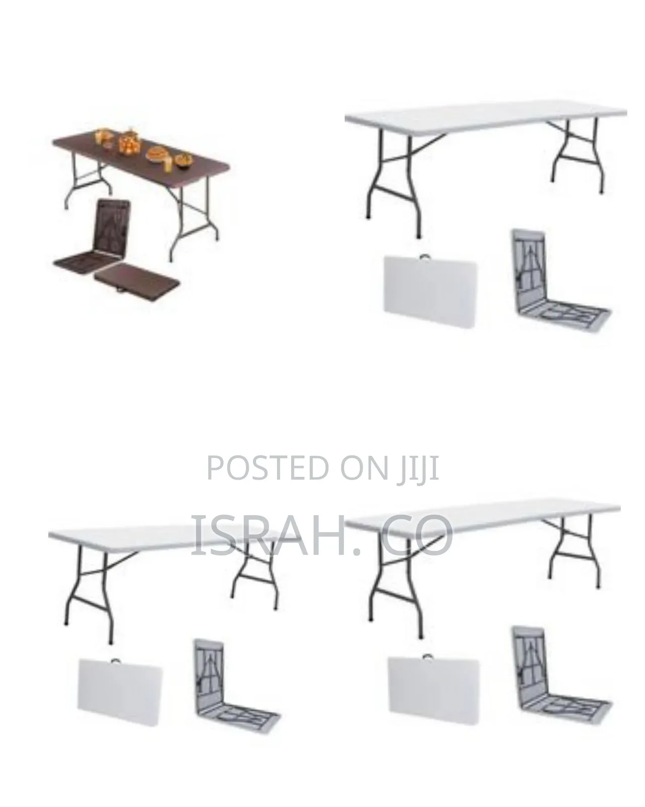 Heavy-Duty Folding Rectangular Utility Table