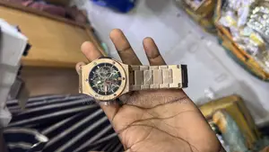 Geneve Mechanical Hublot Metallic Strap Watch