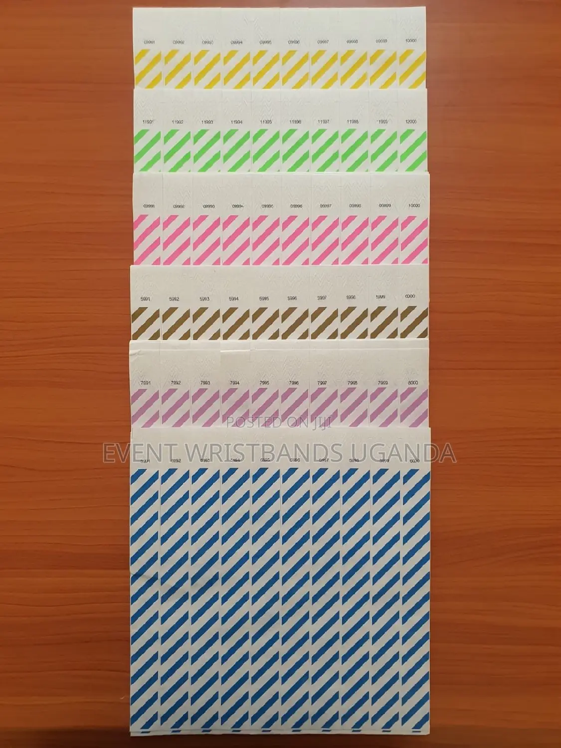 Waterproof Paper Wristbands