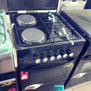 Blueflame 50 X 50cm Two Gas + Two Electric Hotplate With Electric Oven