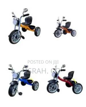 Children's Tricycle With a Parent Push Handle